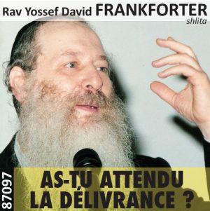 Tsipita LeYeshoua ? As-tu Attendu la Délivrance ?