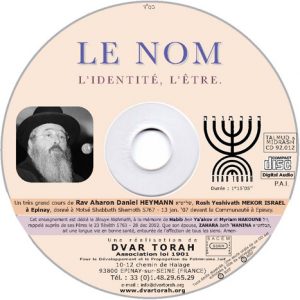 Le Nom, l'Identité, l'Être