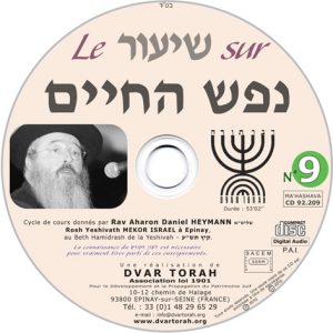 Le Shiour sur Néfesh Ha'Hayim 9