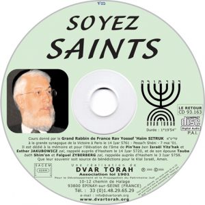 Soyez Saints