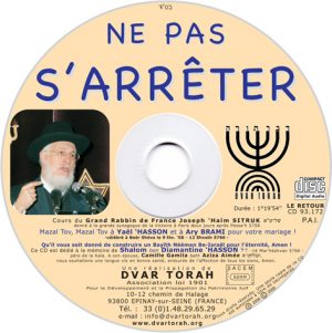 Ne pas s'Arrêter
