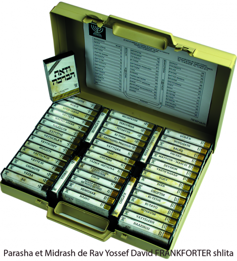 MALLETTE PARASHA ET MIDRASH DE RAV FRANKFORTER