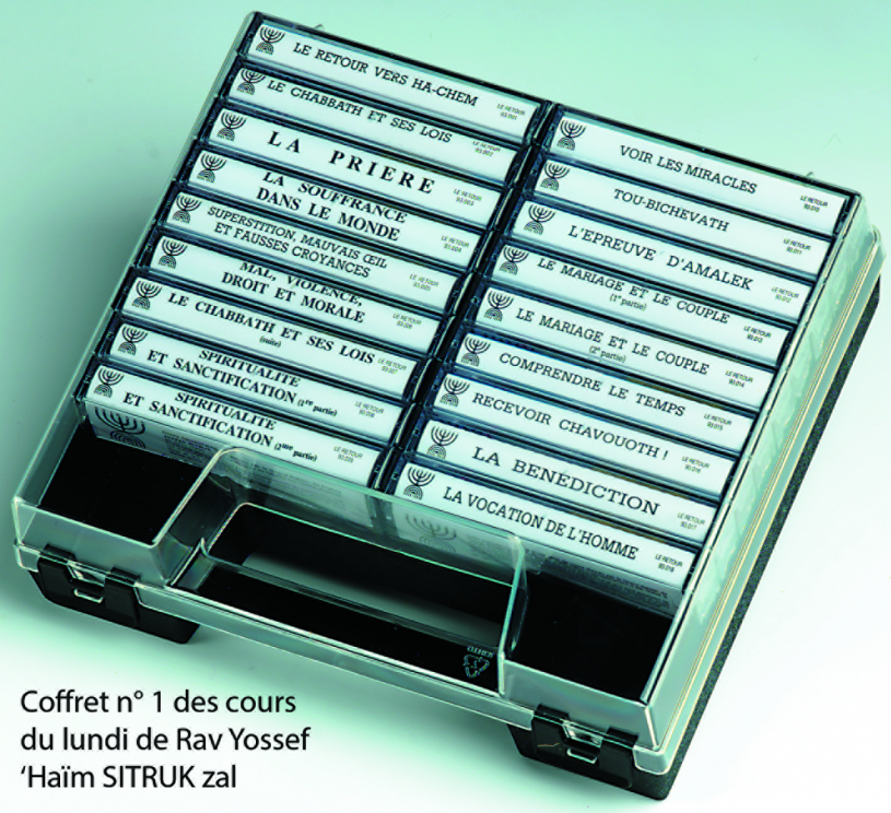 COFFRET DE 18 K7 DE RAV SITRUK 1