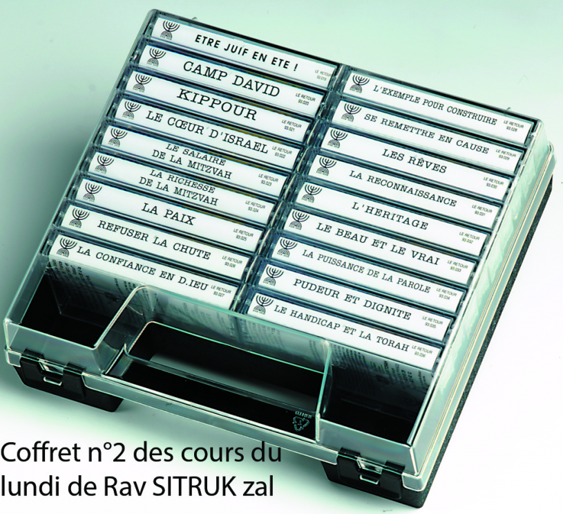 COFFRET DE 18 K7 DE RAV SITRUK 2