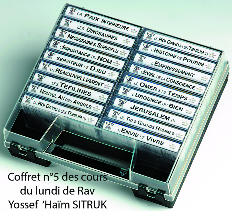 COFFRET DE 18 K7 DE RAV SITRUK 5
