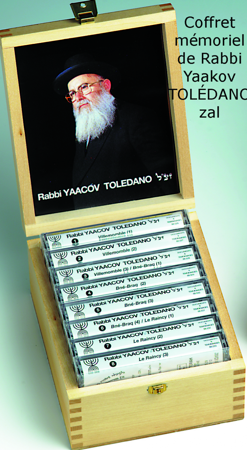 COFFRET DE RAV YAAKOV TOLEDANO zatsal
