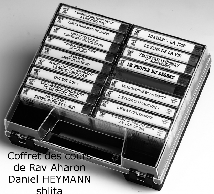 COFFRET de 18 K7 de Rav HEYMANN